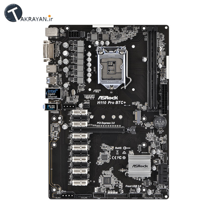 ASRock H110 Pro BTC Plus Motherboard